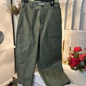 Old Navy Women's Olive Wide Leg Pants
